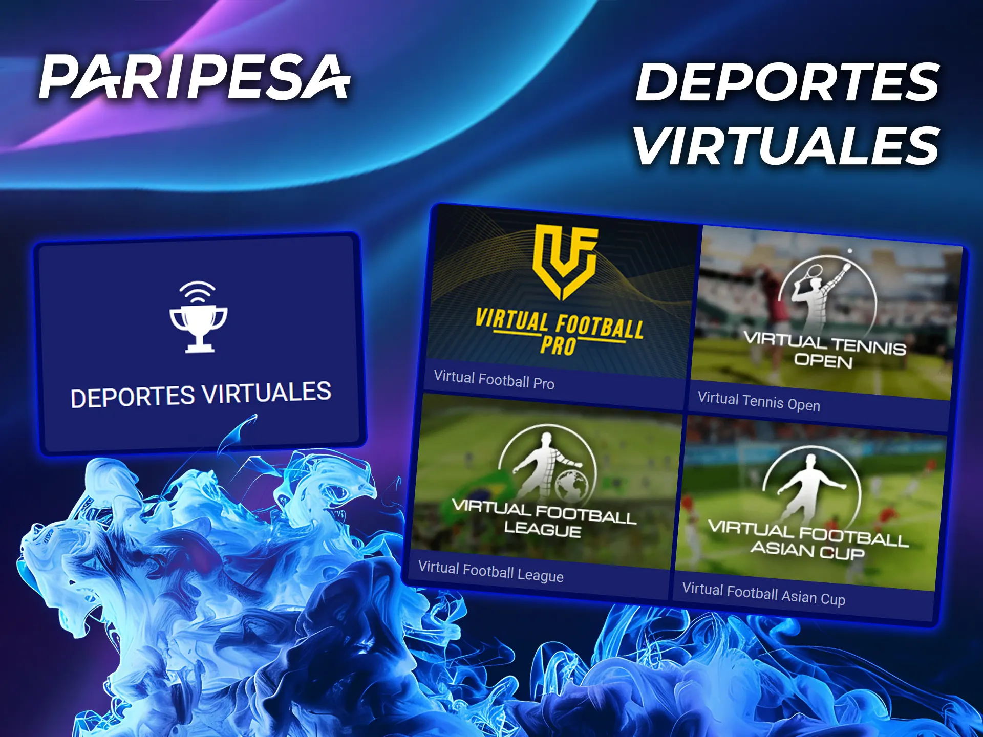 Echa un vistazo a la sección de deportes virtuales del casino PariPesa y empieza a apostar.