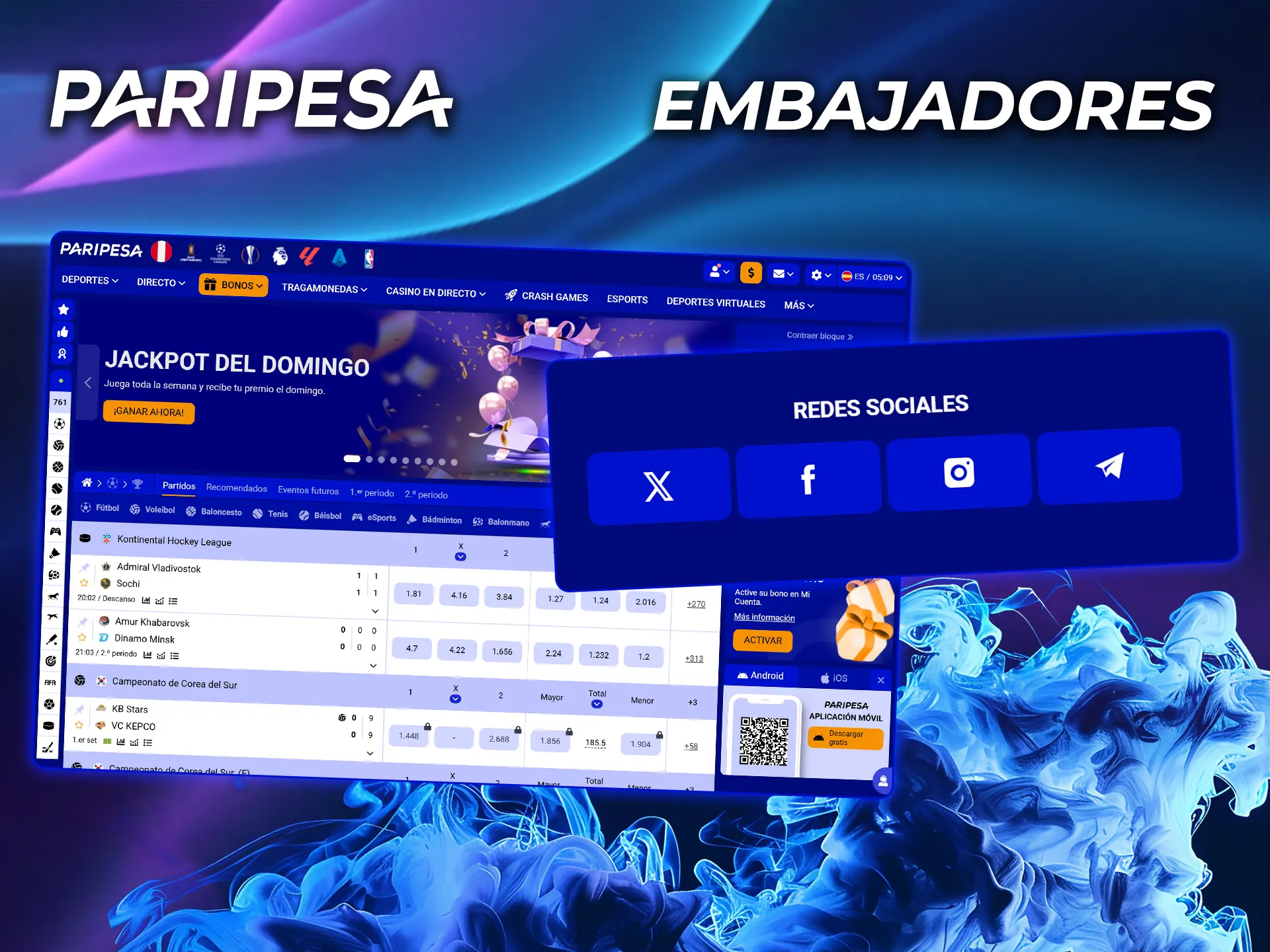 Echa un vistazo a los principales embajadores de la marca PariPesa.