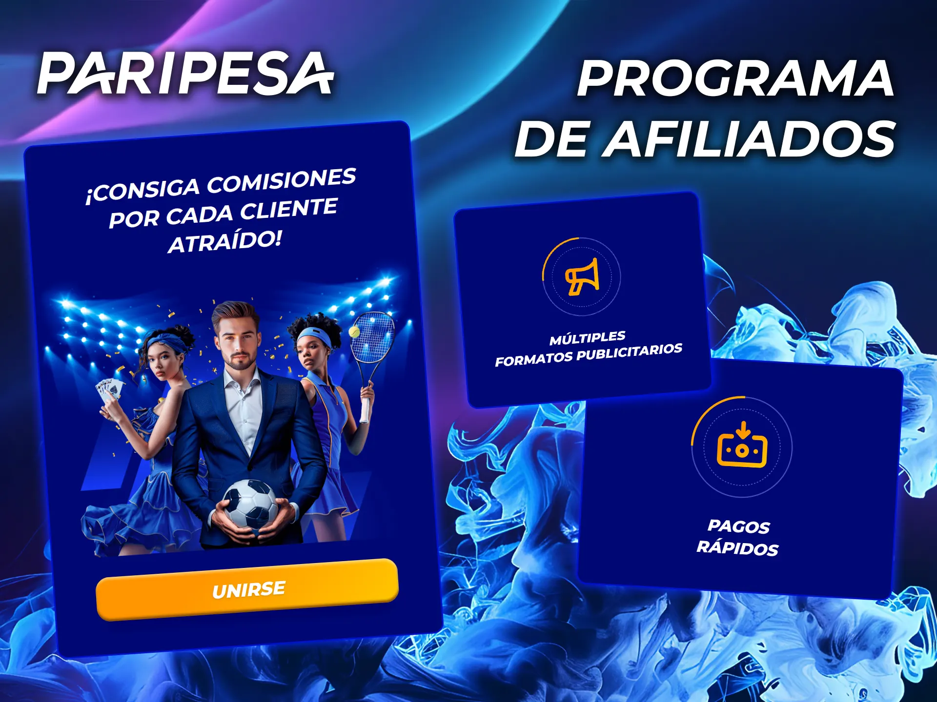 Únete al programa de afiliados del casino PariPesa y gana dinero.