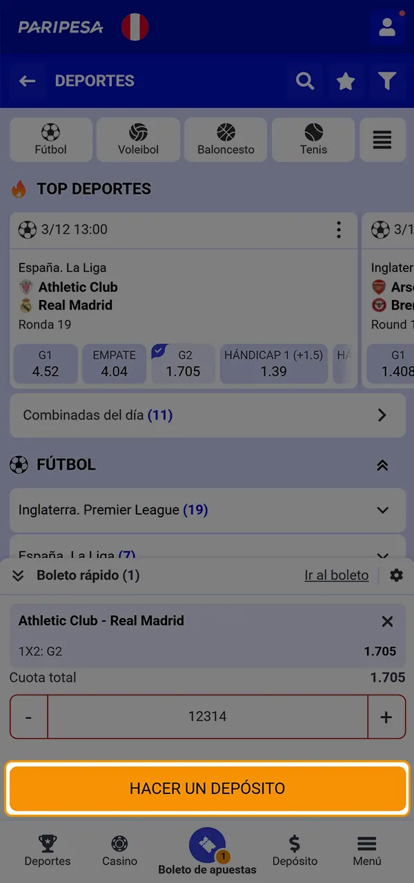 Confirma tu primera apuesta en el casino PariPesa y descubre el resultado del juego.