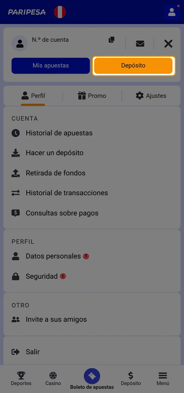 Haz tu primer depósito y empieza a jugar en el casino PariPesa ahora mismo.