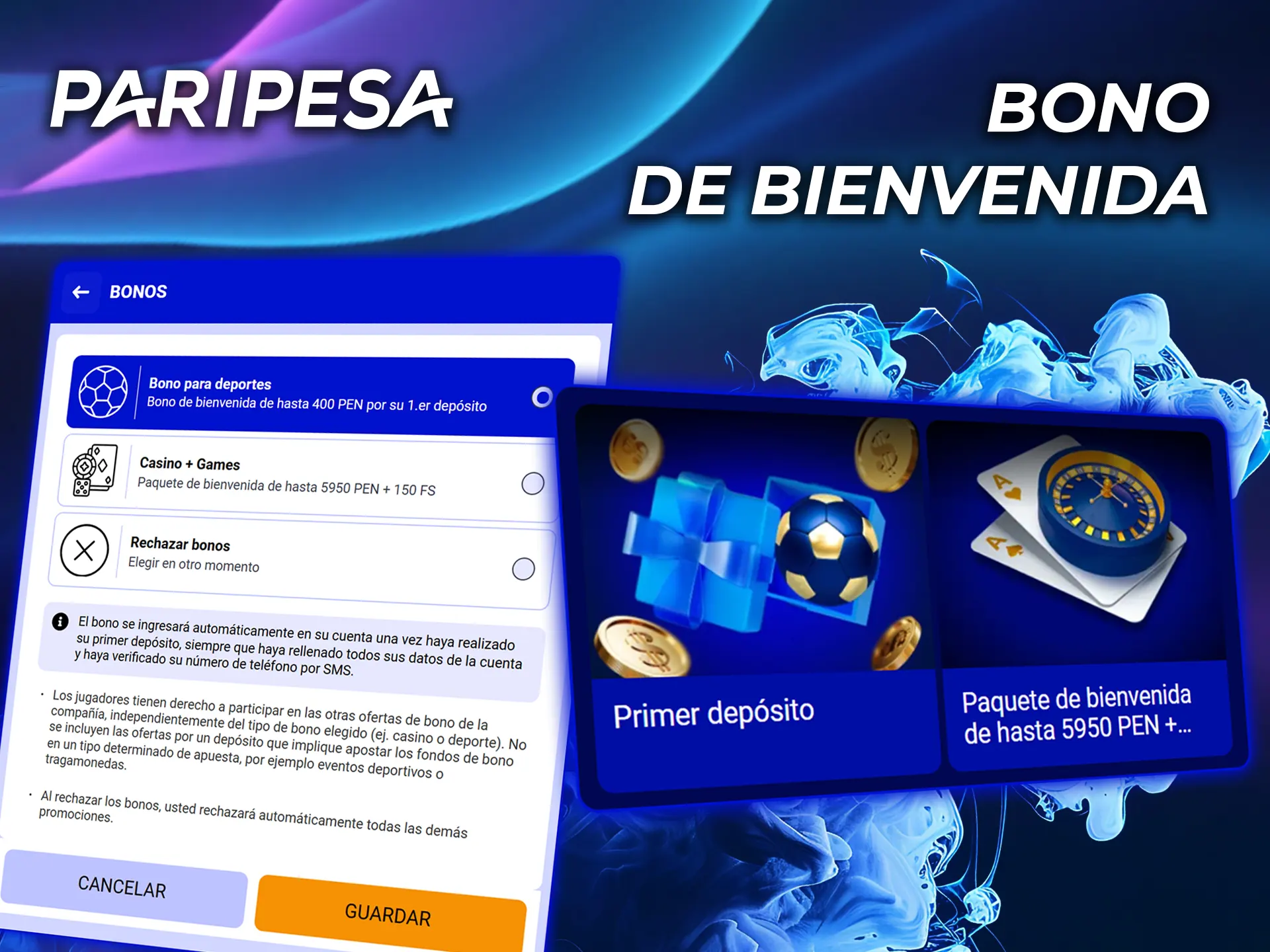 Consigue un bono de bienvenida en PariPesa.