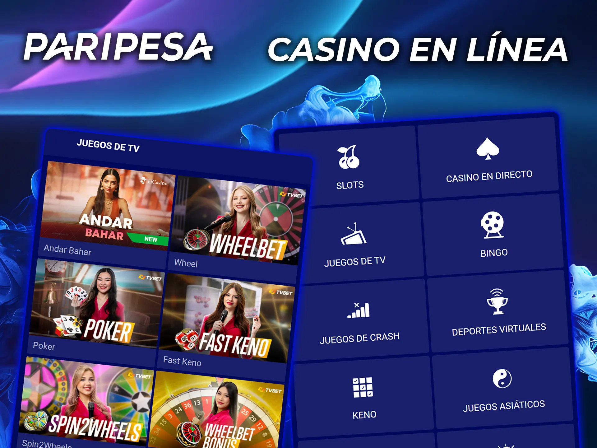 Conoce la sección de casino de PariPesa.